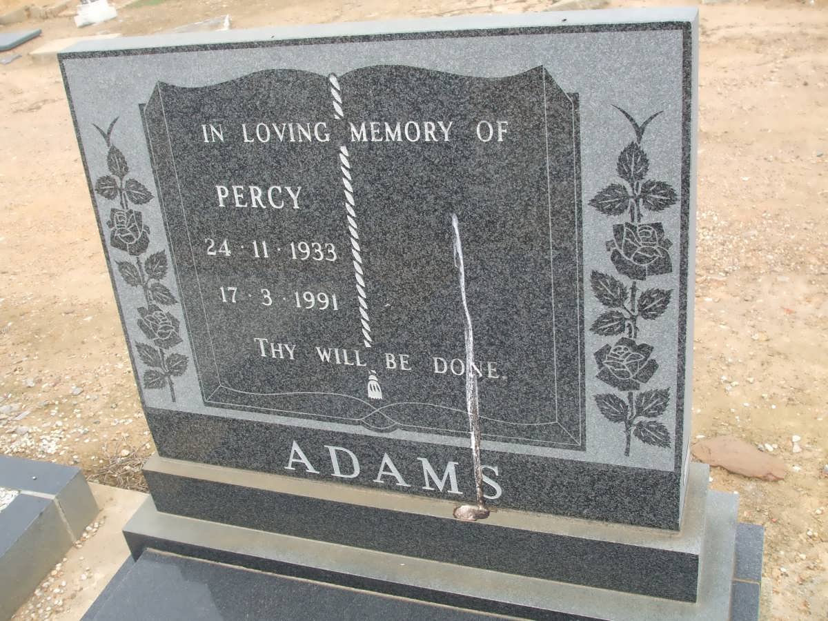 ADAMS Percy 1933-1991