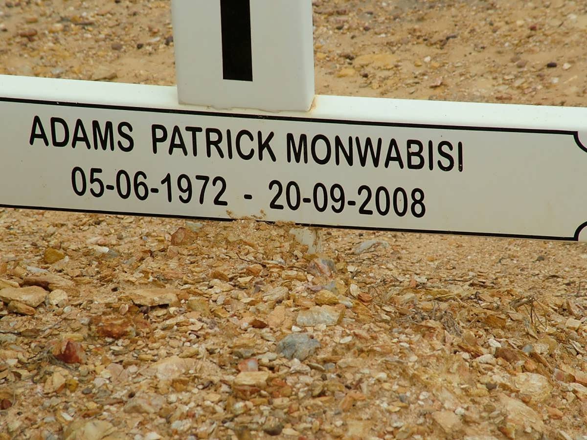 ADAMS Patrick Monwabisi 1972-2008