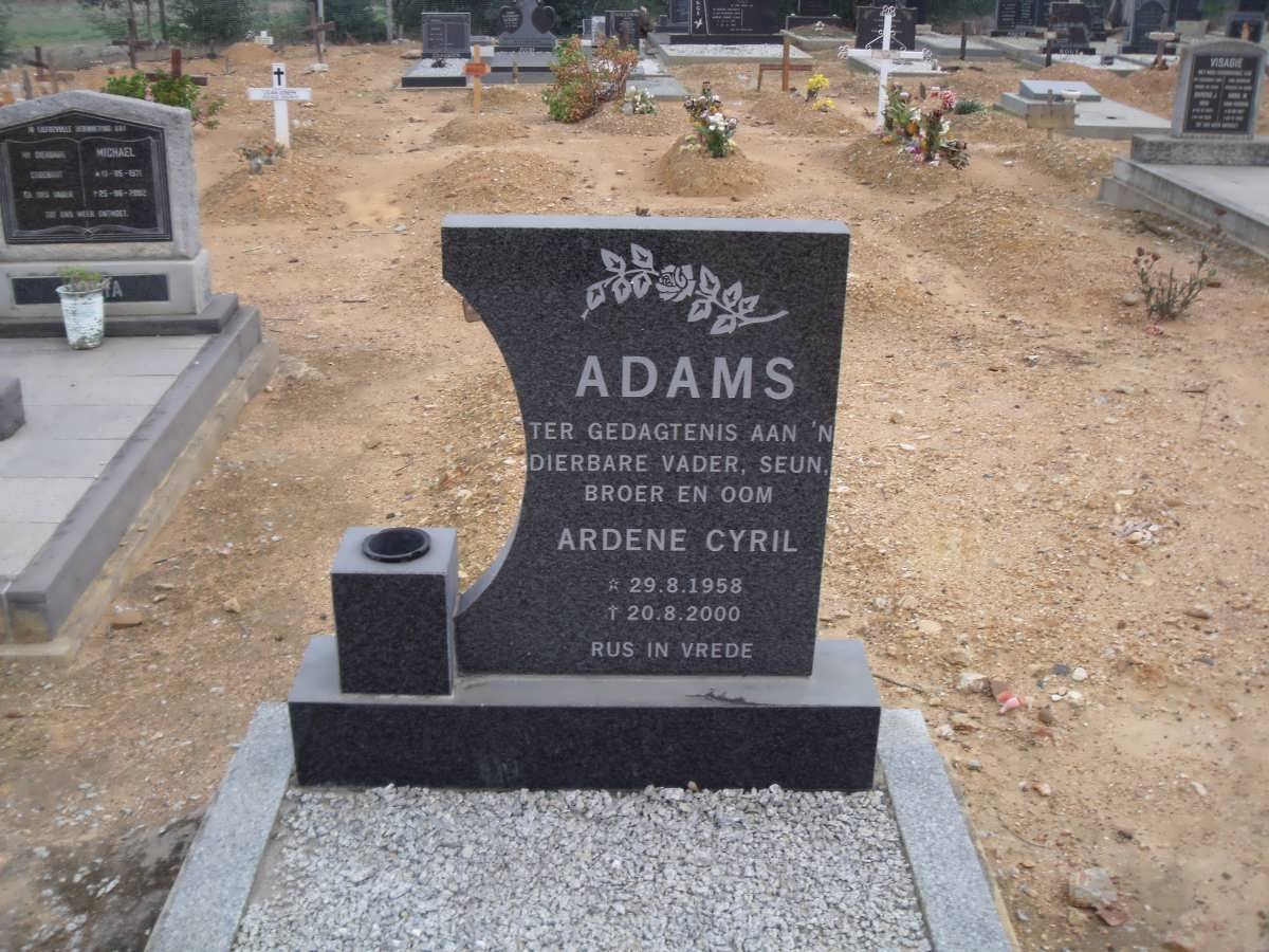ADAMS Ardene Cyril 1958-2000