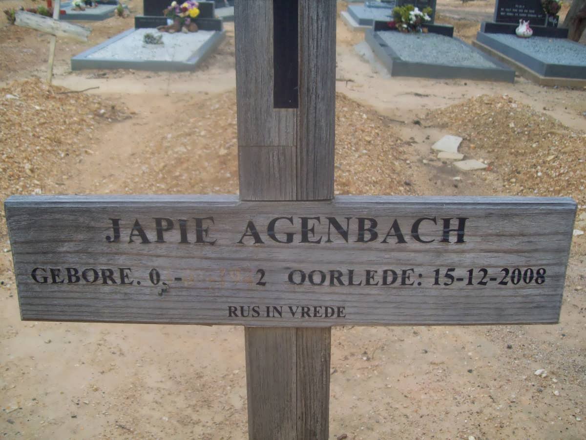 AGENBACH Japie 19?2 -2008
