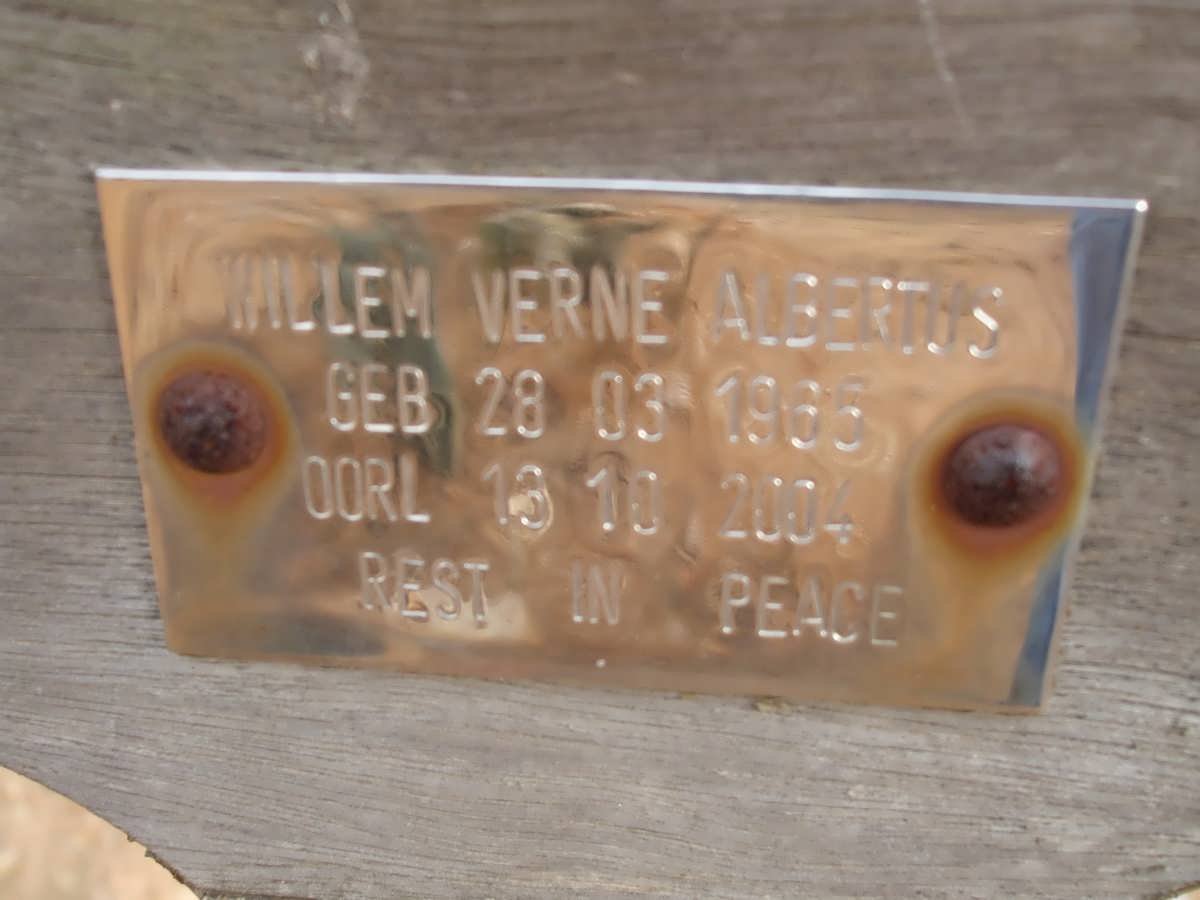 ALBERTUS Willem Verne 1965-2004