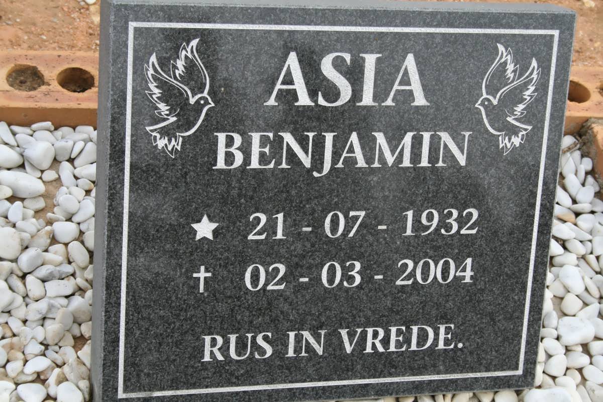 ASIA Benjamin 1932-2004