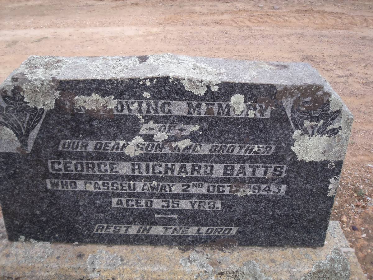 BATTS George Richard -1943