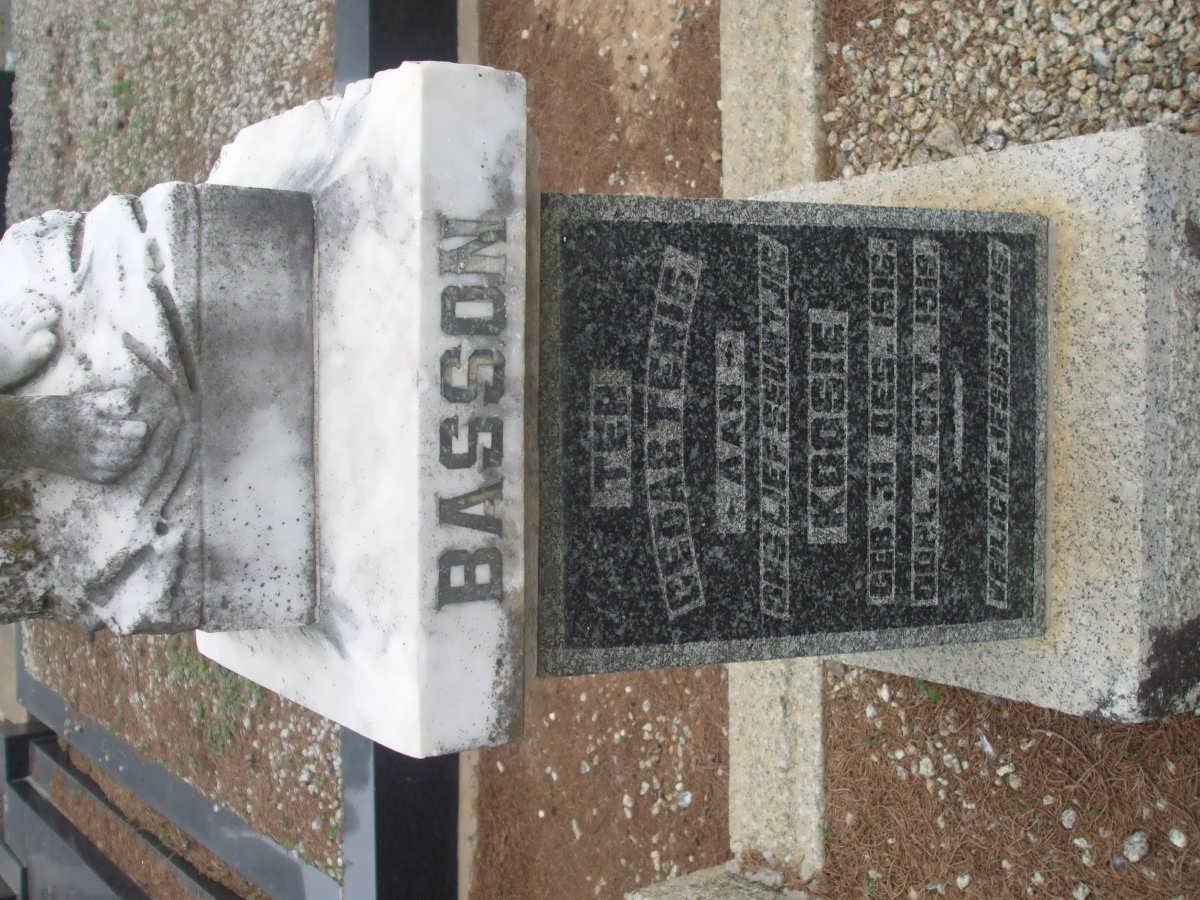 BASSON Koosie 1916-1919