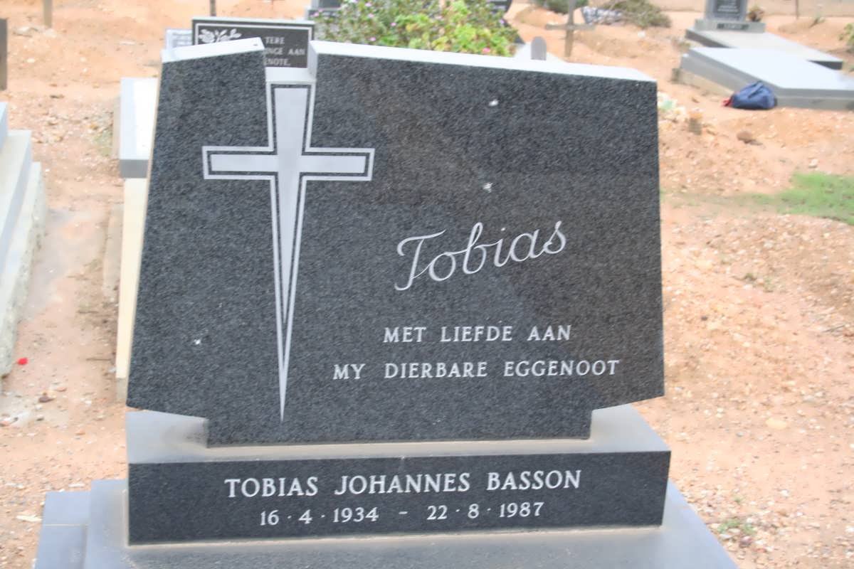 BASSON Tobias Johannes 1934-1987