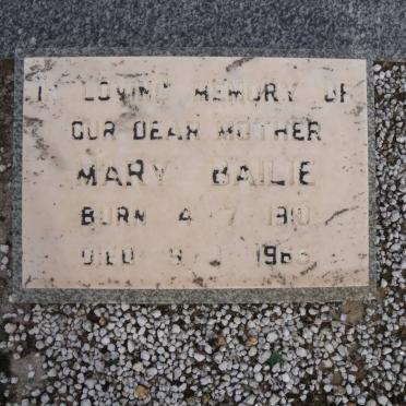 BAILIE Mary 1910-1965