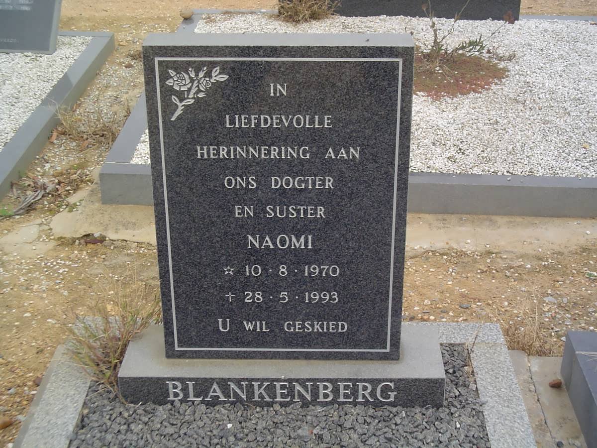 BLANKENBERG Naomi 1970-1993