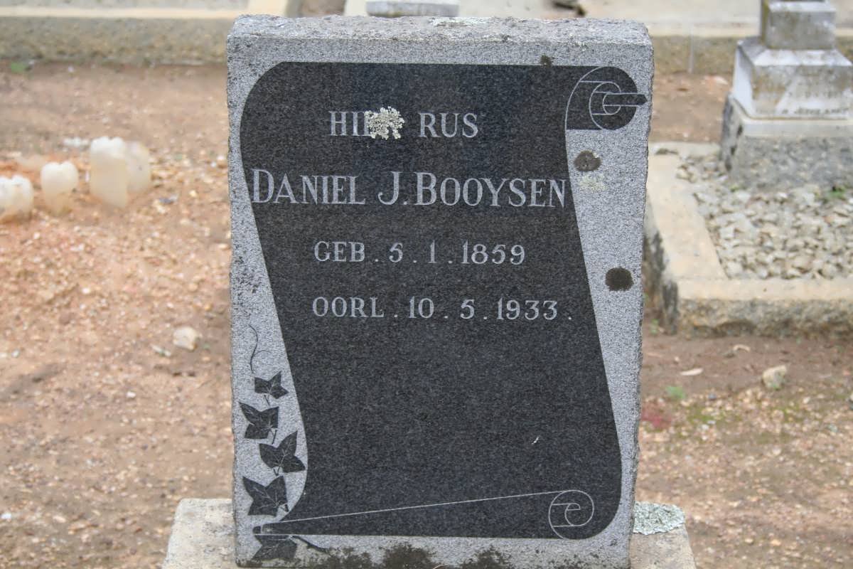 BOOYSEN Daniel J. 1859-1933