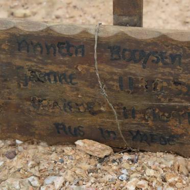 BOOYSEN Anneta 1922-1999