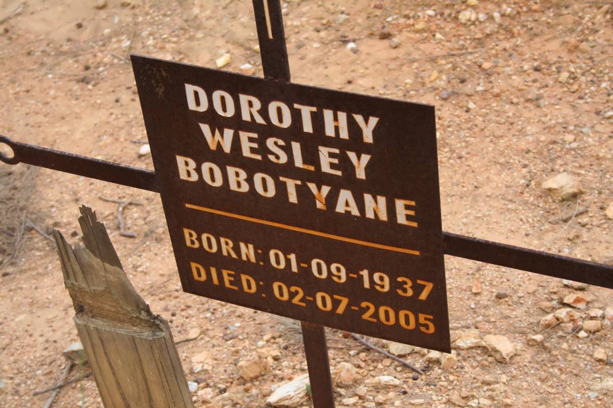 BOBOTYANE Dorothy Wesley 1937-2005