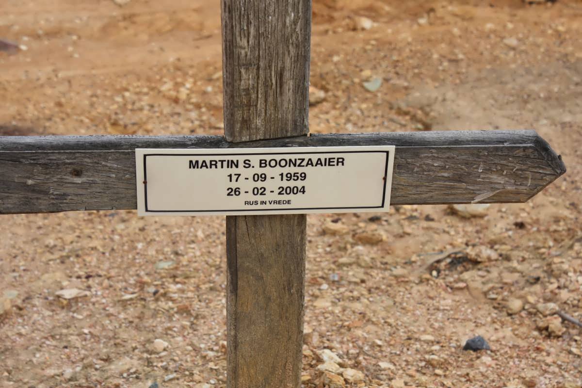 BOONZAAIER Martin S. 1959-2004