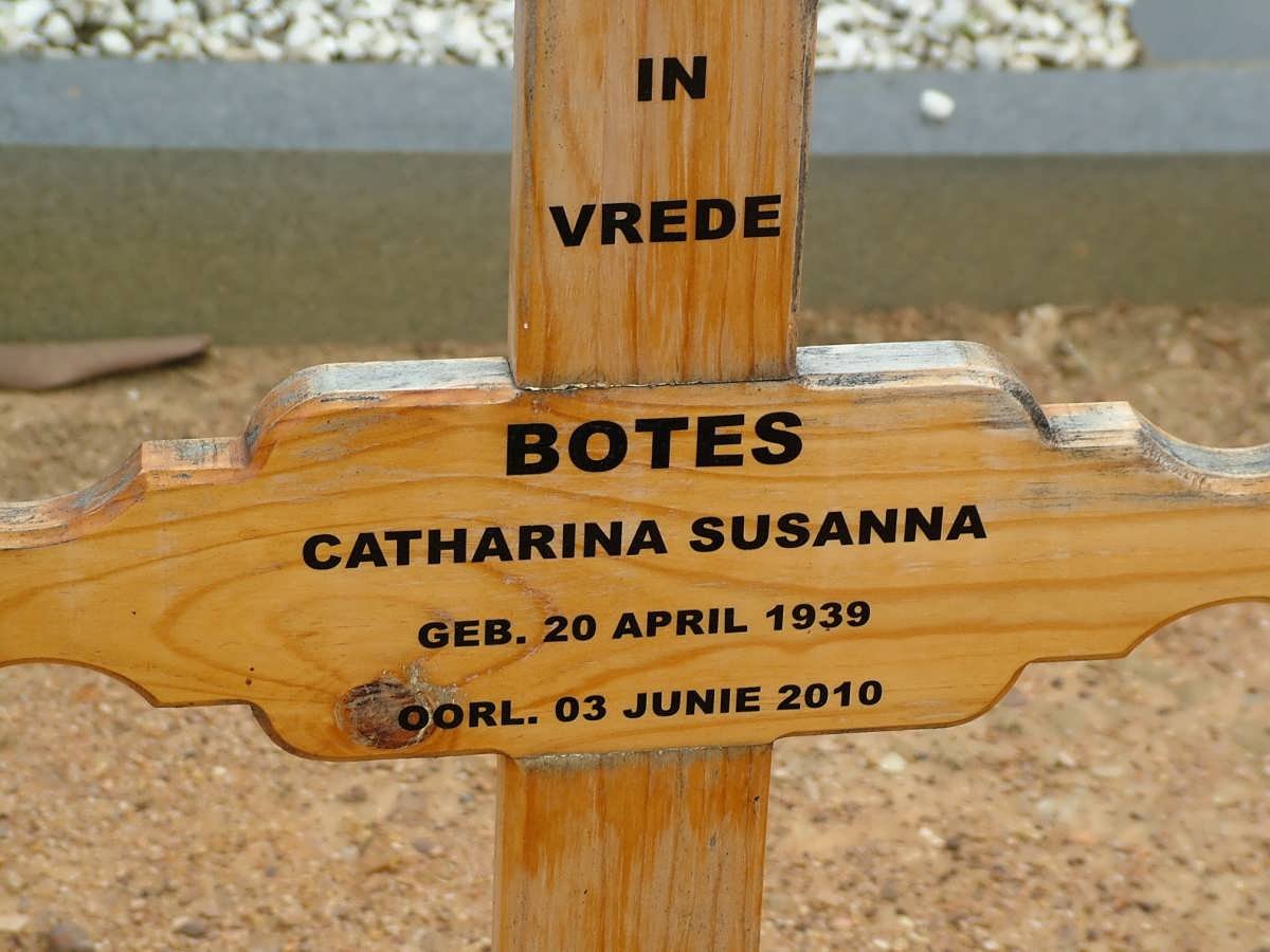 BOTES Catharina Susanna 1939-2010
