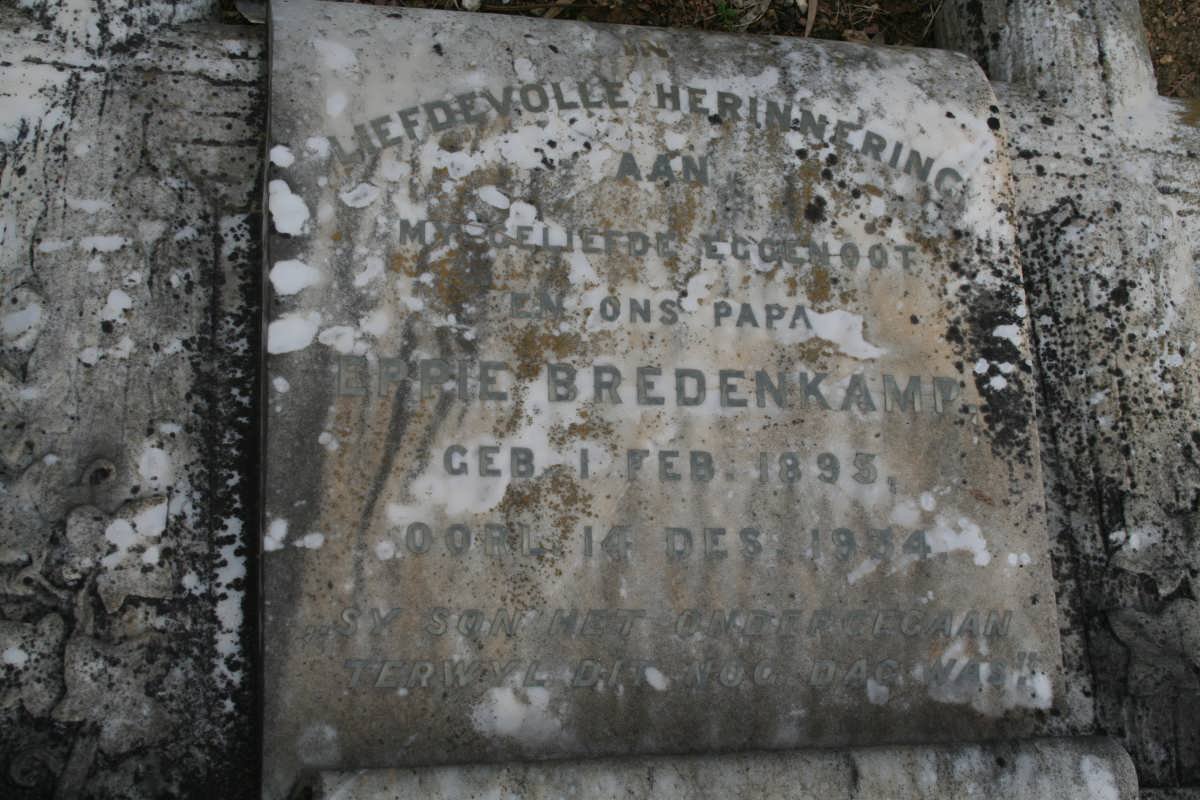 BREDENKAMP Eppie 1895-1934