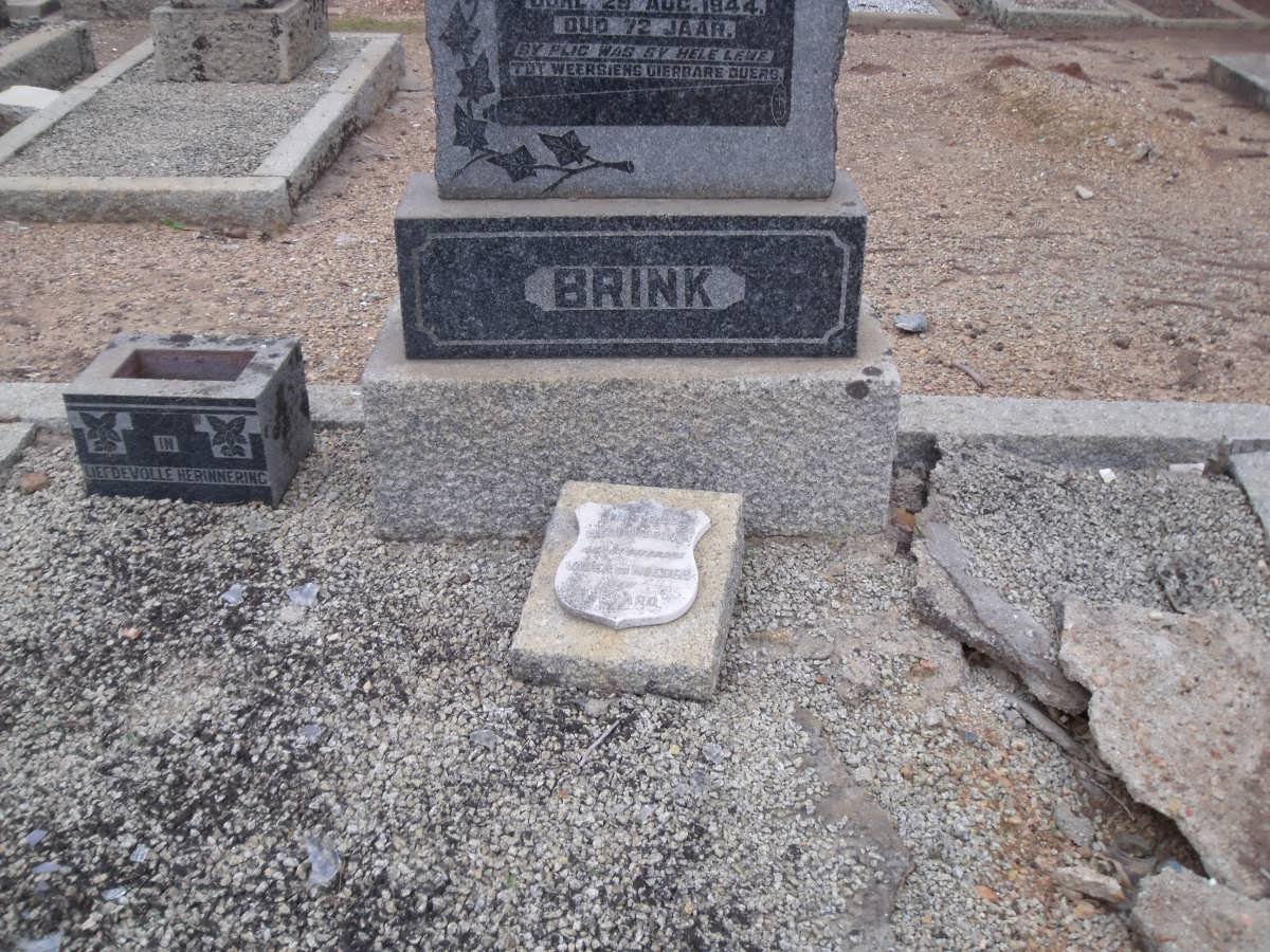 BRINK D.J.J. -1944 &amp; B. STEENKAMP -1932