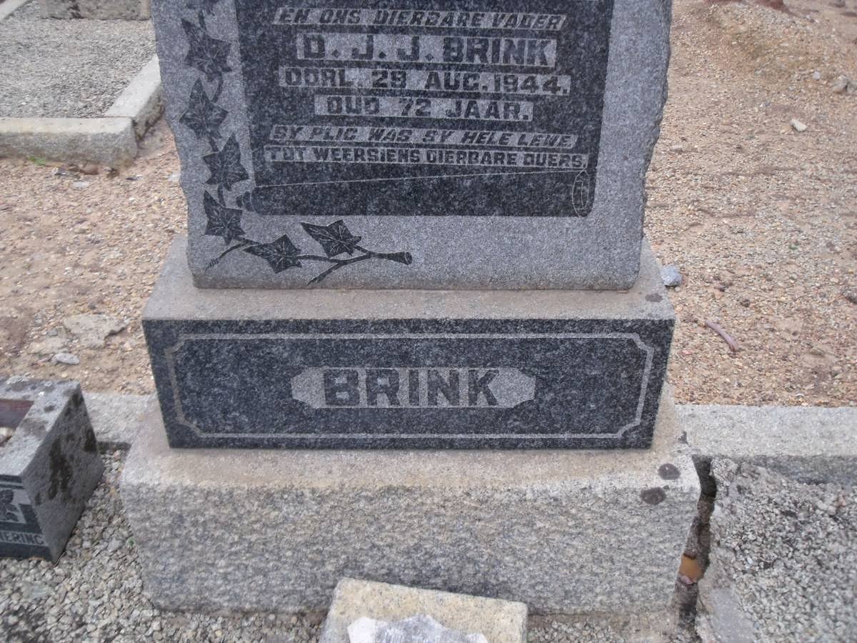 BRINK D.J.J. -1944 &amp; B. STEENKAMP -1932