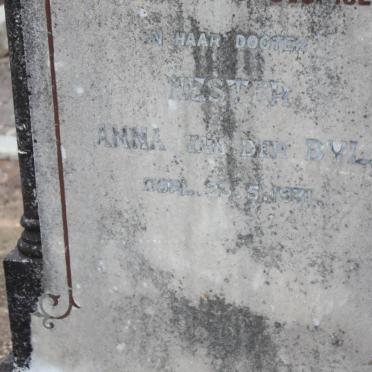 BYL Anna, van der nee BRIERS 1837-1927 :: VAN DER BYL Hester Anna -1931