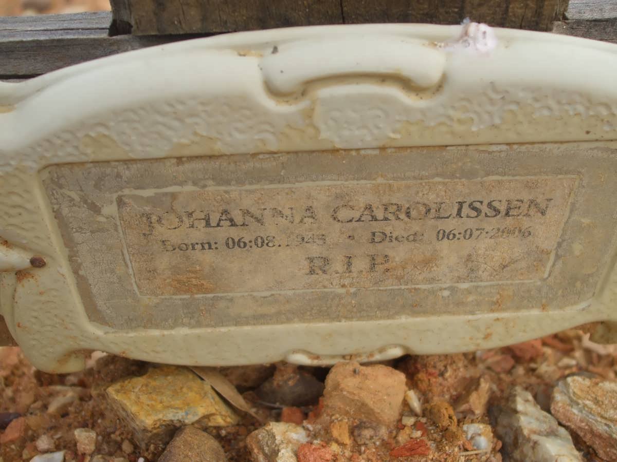 CAROLISSEN Johanna 1945-2006