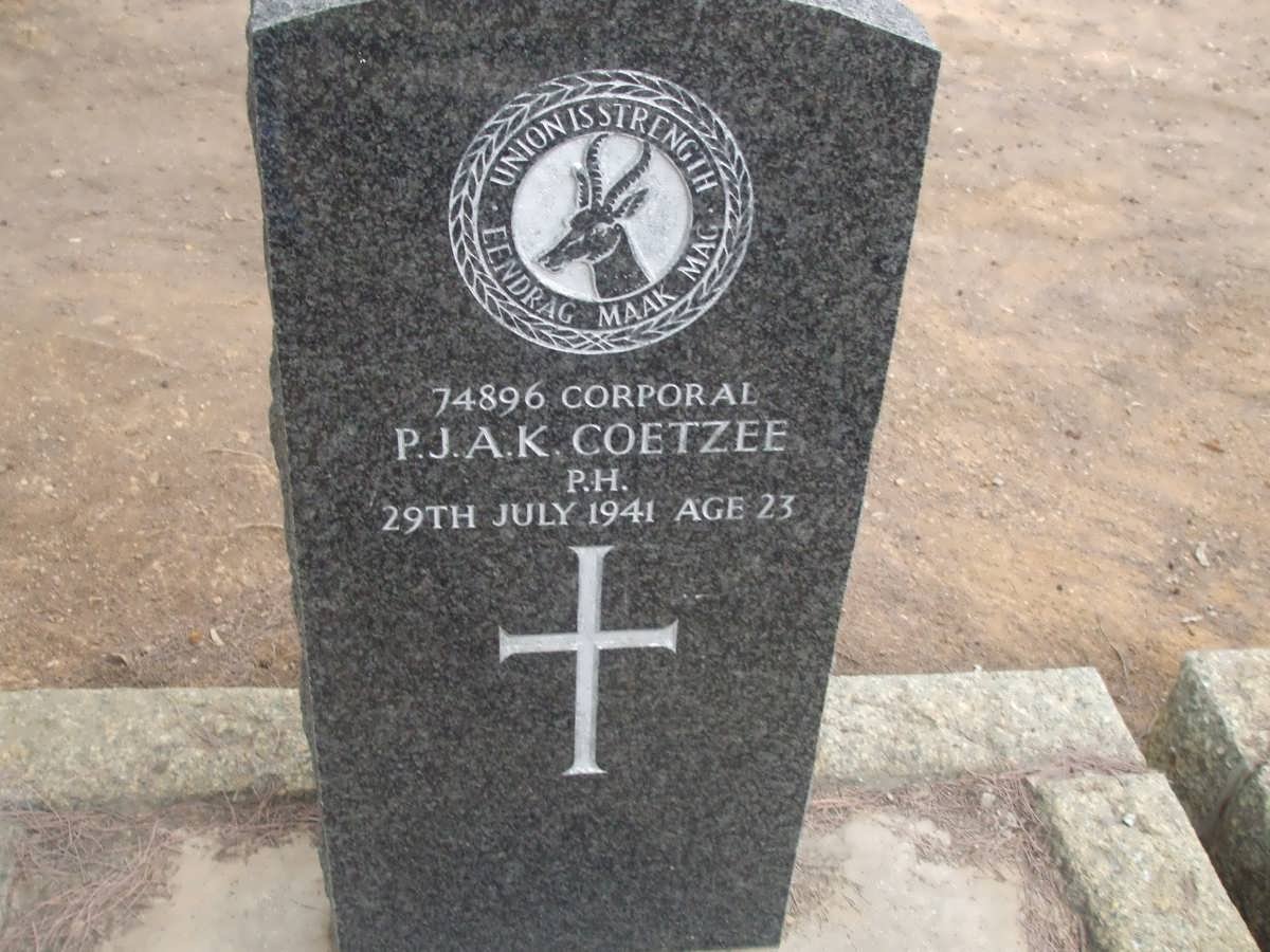 COETZEE P.J.A.K. -1941