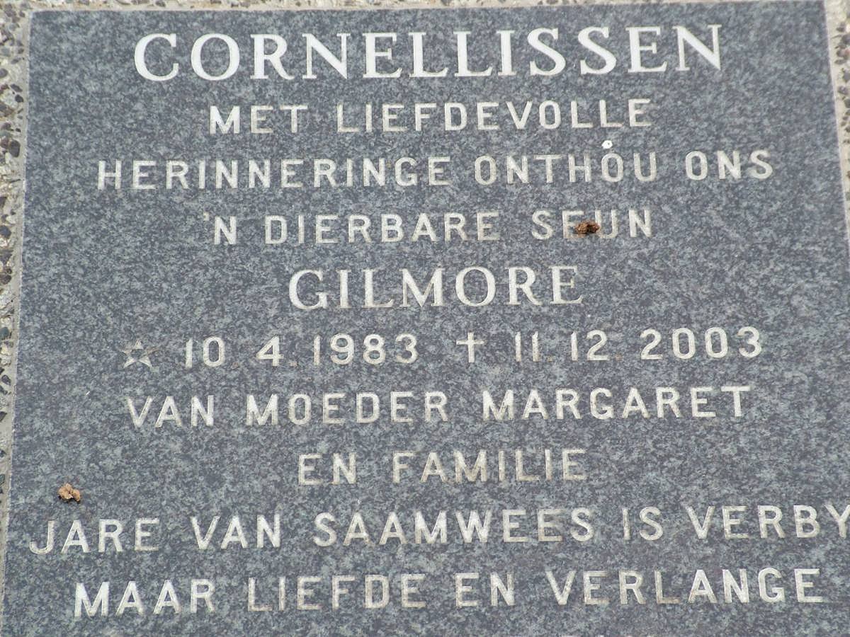 CORNELLISSEN Gilmore 1983-2003