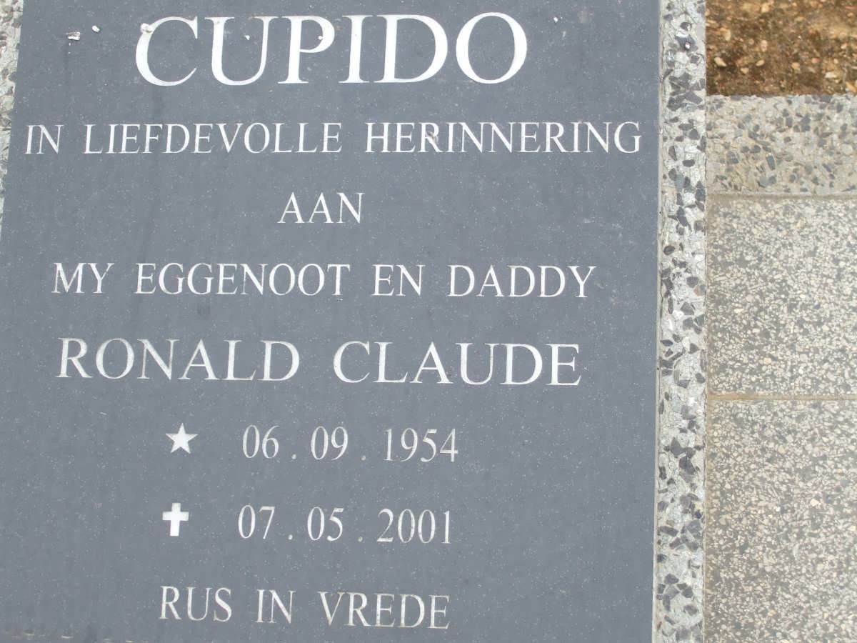 CUPIDO Ronald Claude 1954-2001