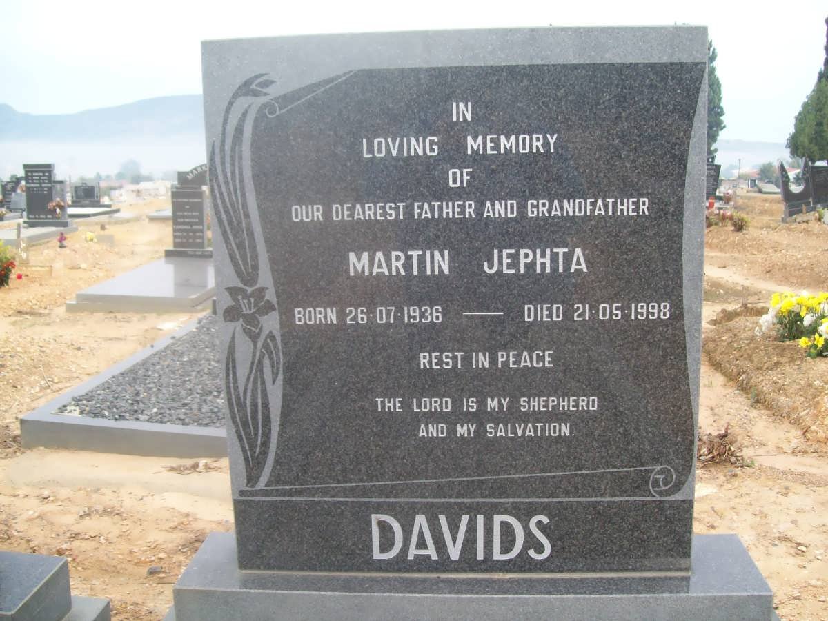 DAVIDS Martin Jephta 1936-1998