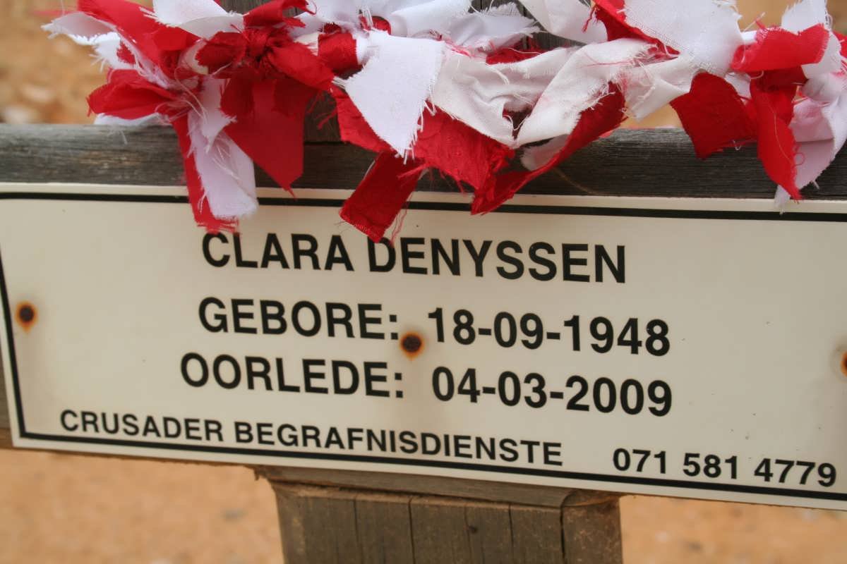 DENYSSEN Clara 1948-2009