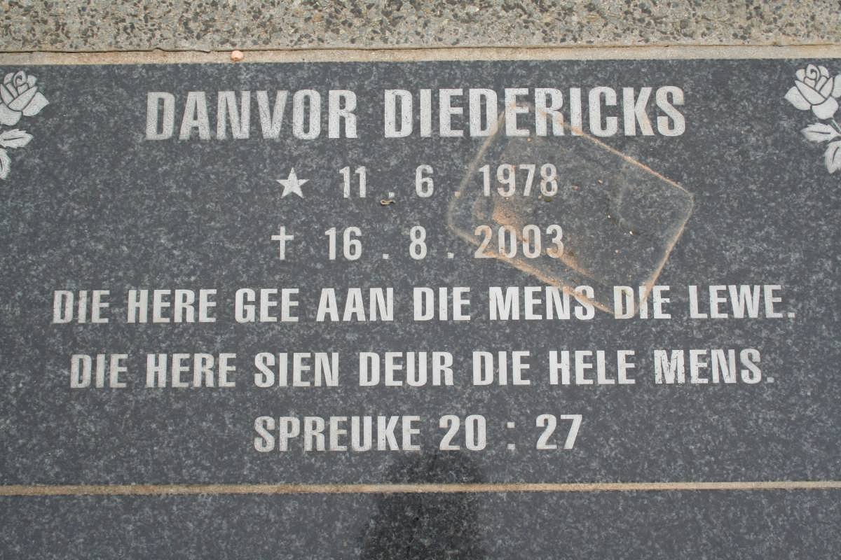 DIEDERICKS Danvor 1978-2003