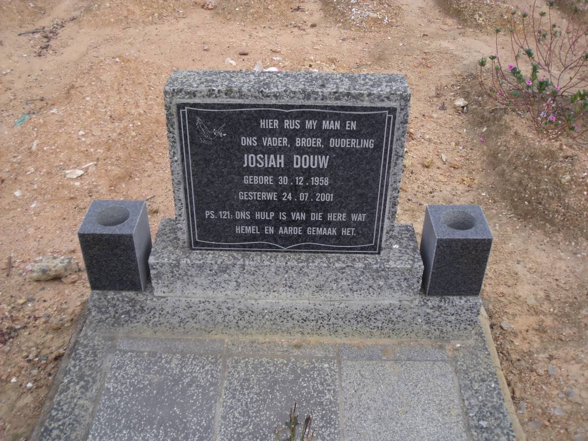 DOUW Josiah 1958-2001