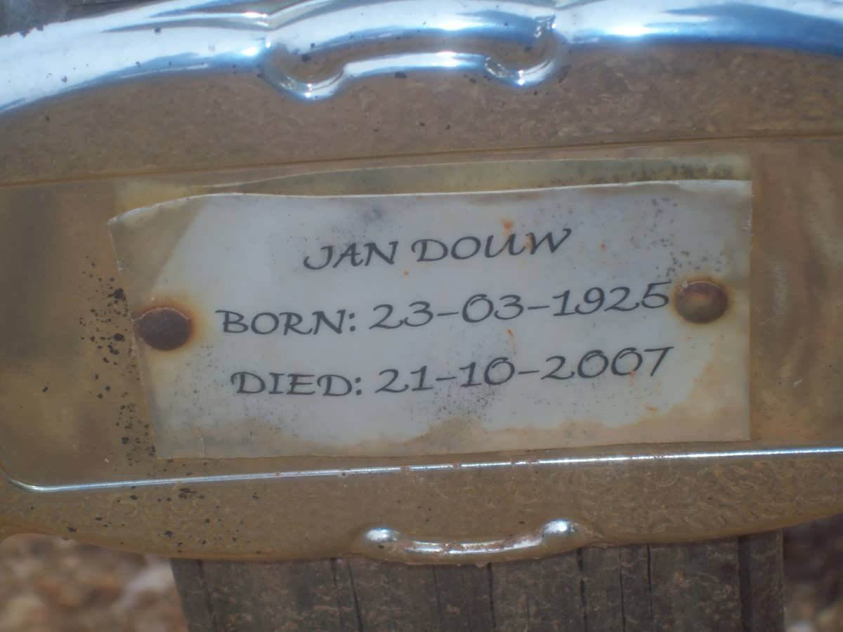 DOUW Jan 1925-2007