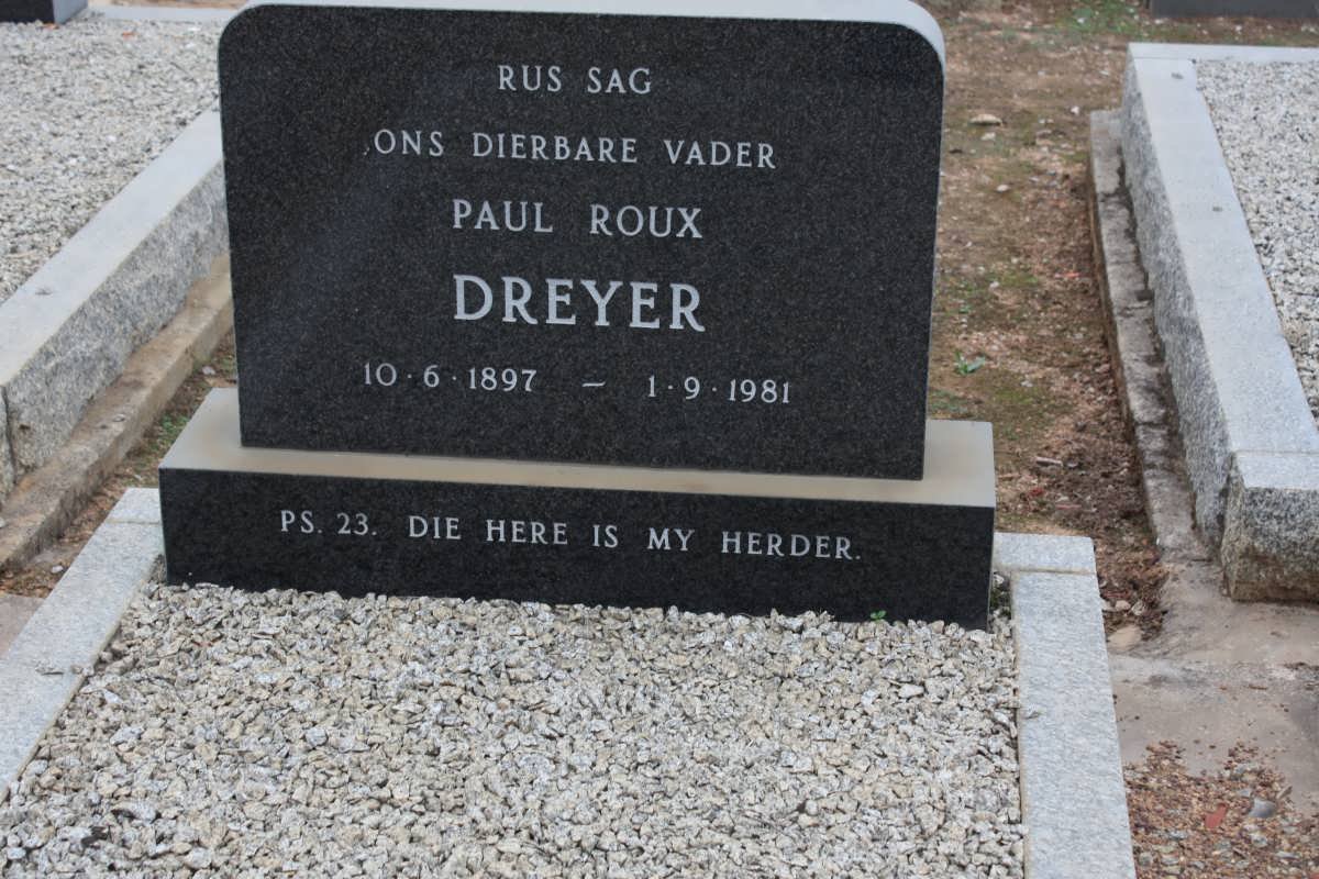 DREYER Paul Roux 1897-1981