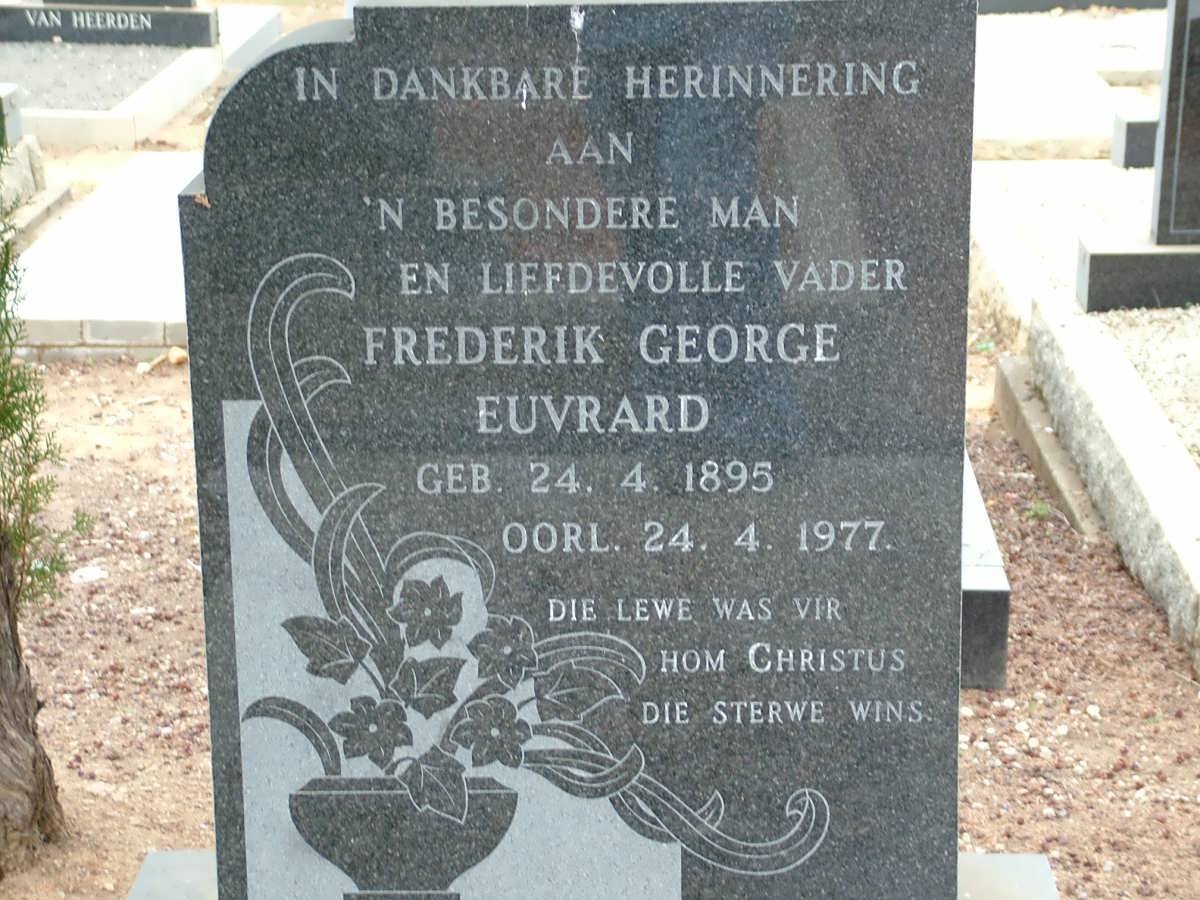 EUVRARD Frederik George 1895-1977