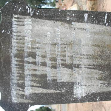 FAASEN Helena nee MALAN 1848-1910