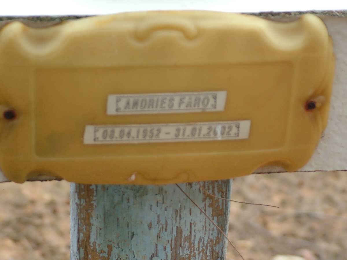 FARO Andries 1952-2002