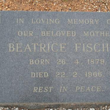 FISCHER Beatrice 1879-1966