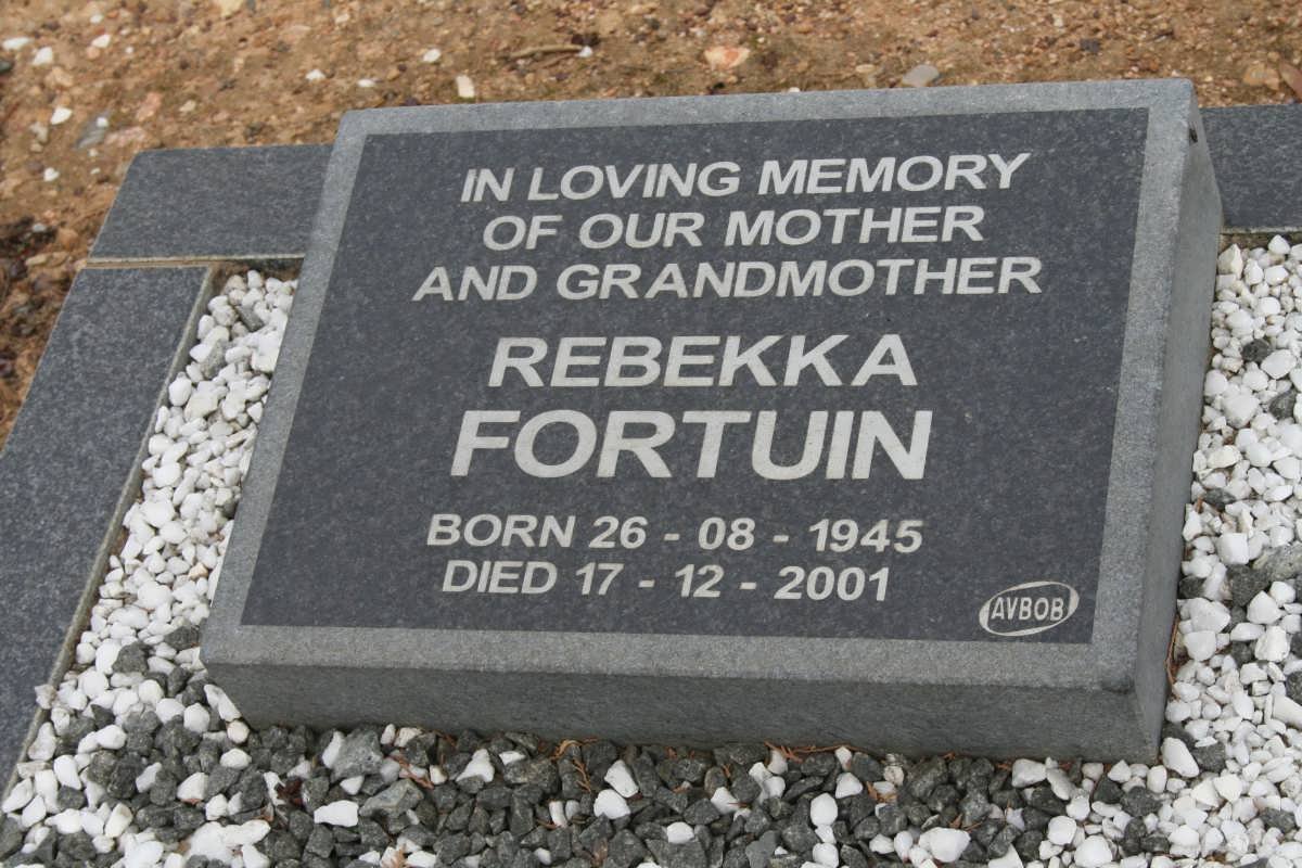 FORTUIN Rebekka 1945-2001