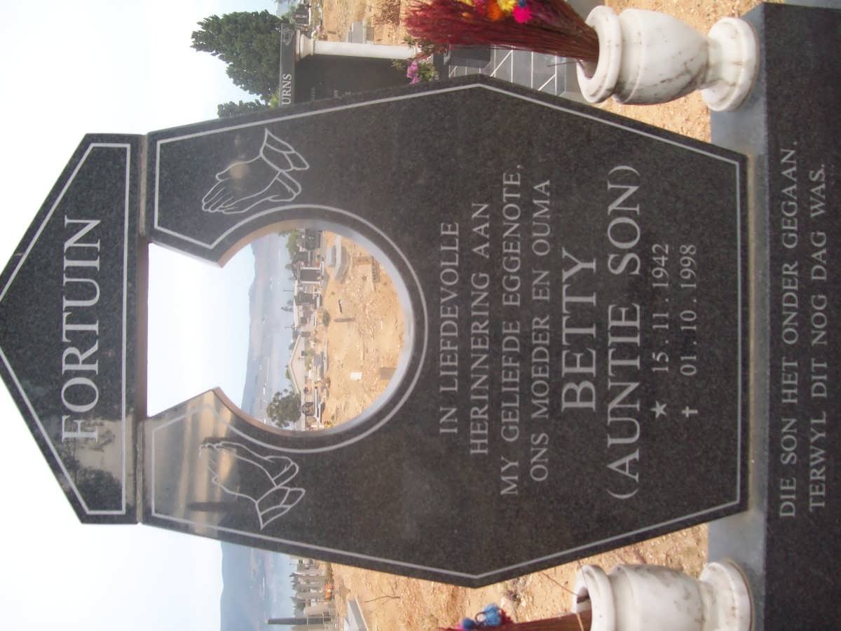 FORTUIN Betty 1942-1998
