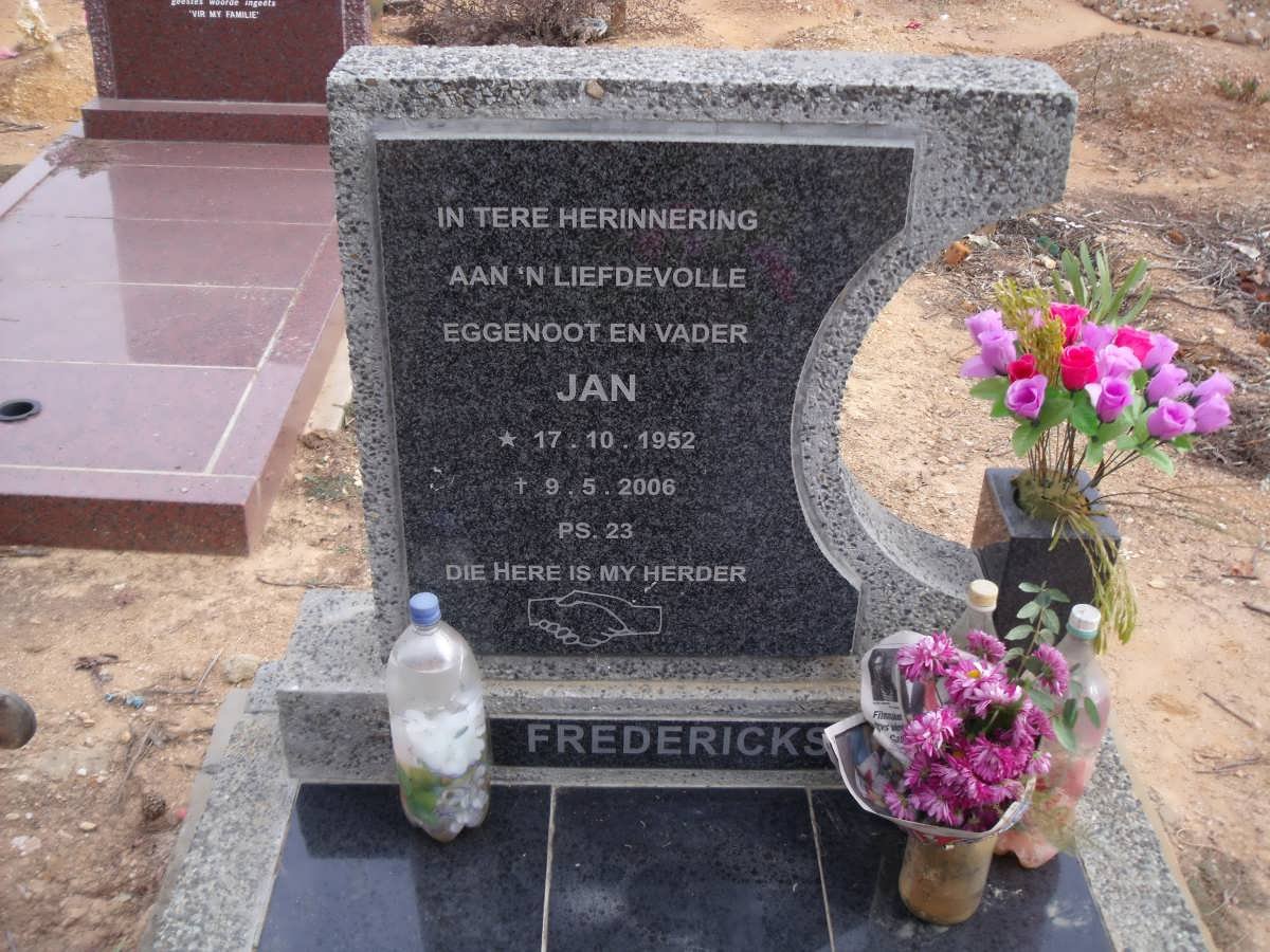 FREDERICKS Jan 1952-2006