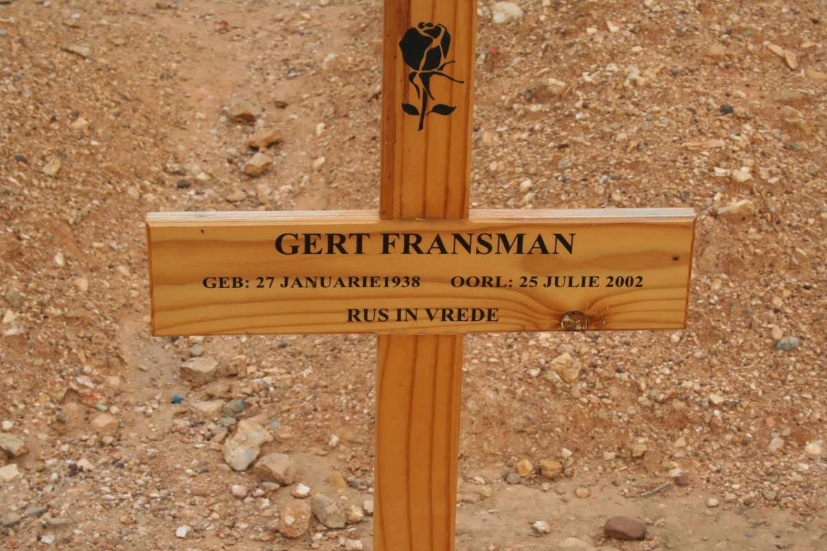 FRANSMAN Gert 1938-2002