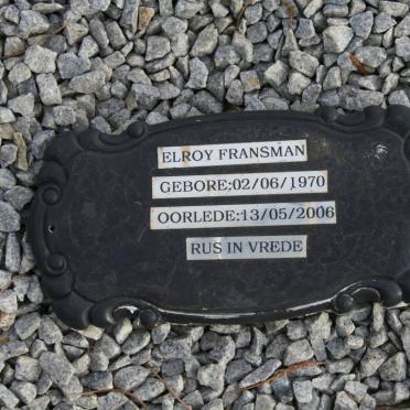 FRANSMAN Elroy 1970-2006