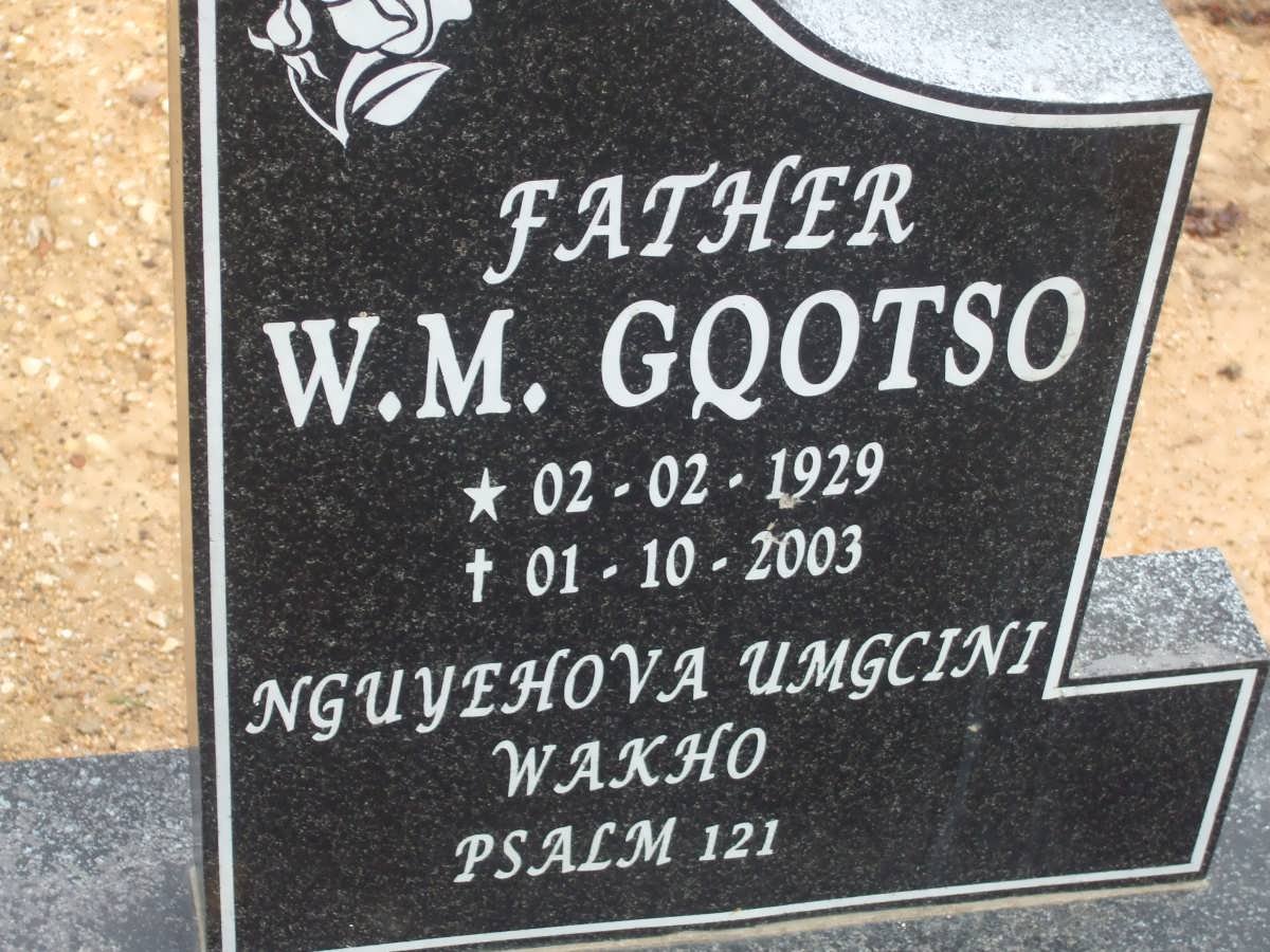 GQOTSO W.M. 1929-2003