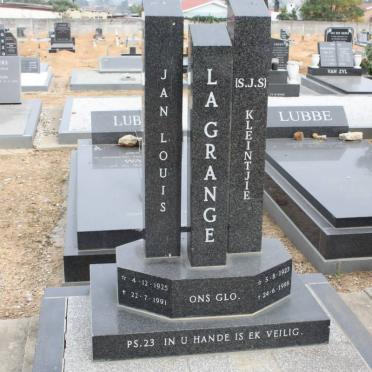 GRANGE Jan Louis, la 1925-1991 &amp; S.J.S. 1923-1998