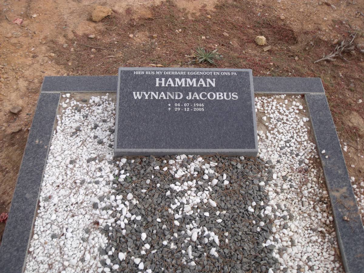 HAMMAN Wynand Jacobus 1946-2005