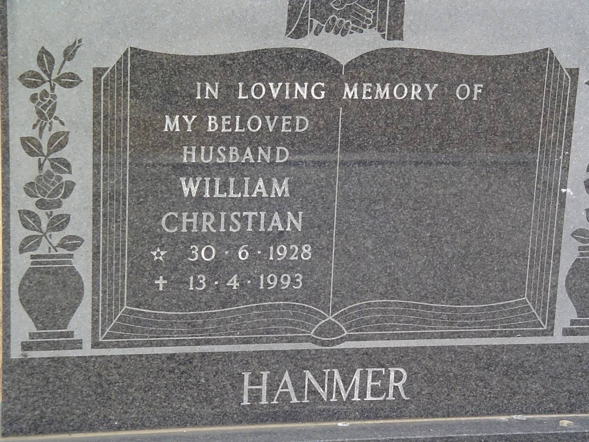 HANMER William Christian 1928-1993