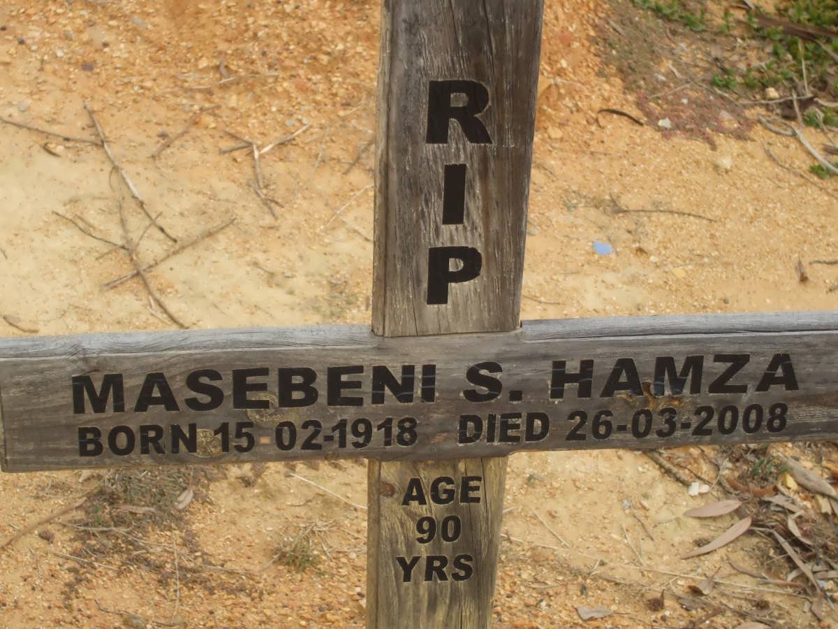 HAMZA Masebeni S. 1918-2008