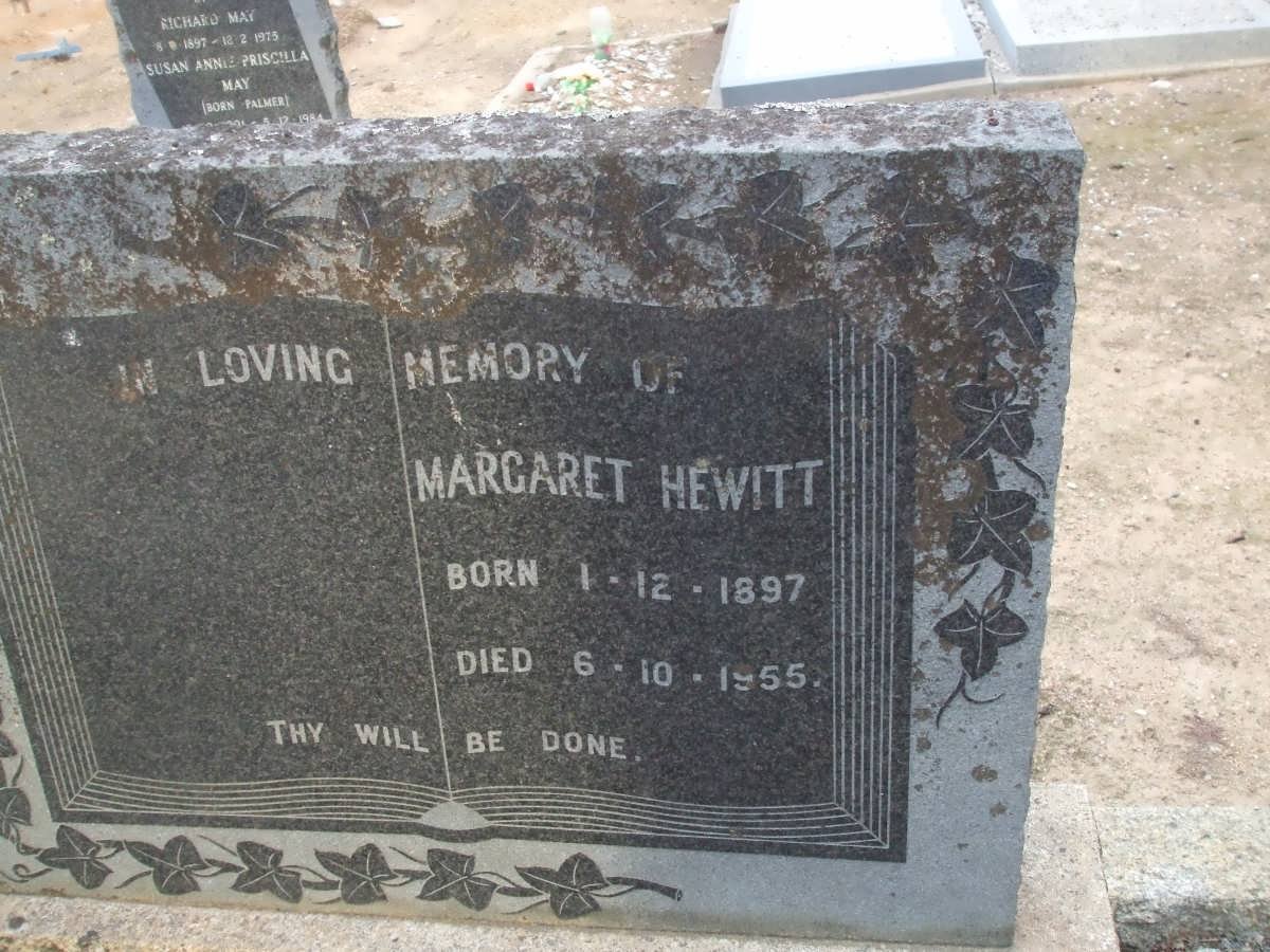 HEWITT Margaret 1897-1955