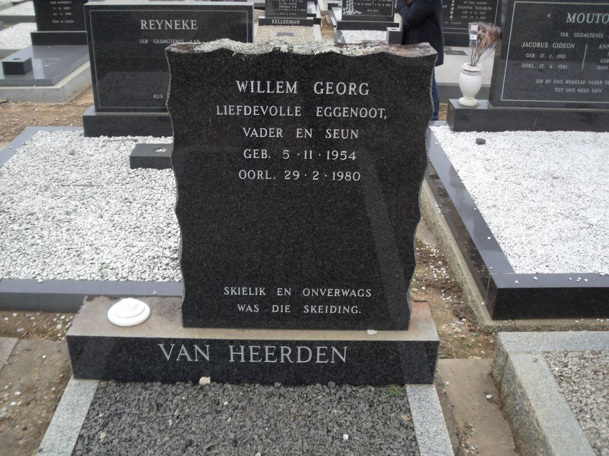 HEERDEN Willem Georg, van 1954-1980