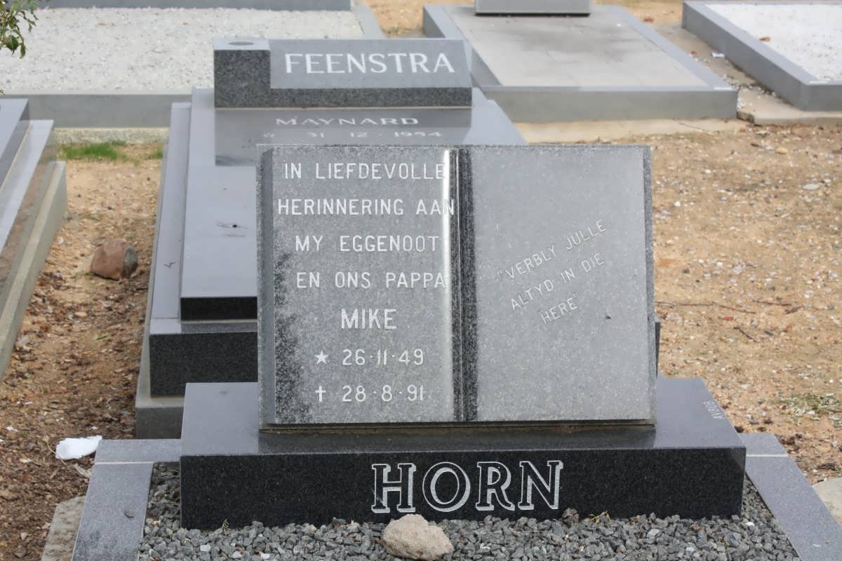 HORN Mike 1949-1991 :: FEENSTRA Maynard 1944-