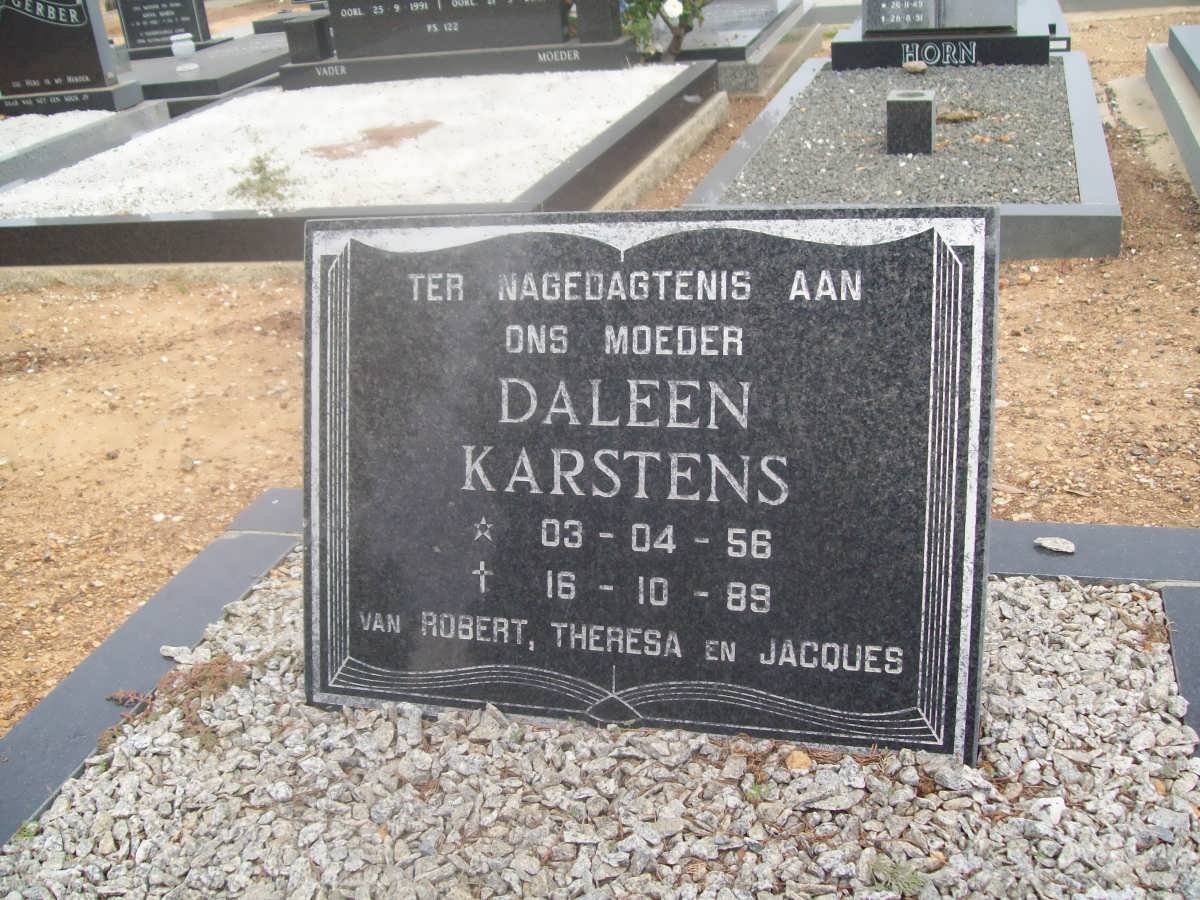 KARSTENS Daleen 1956-1989