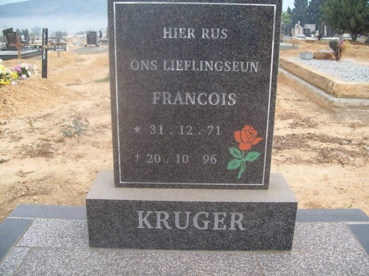 KRUGER Francois 1971-1996