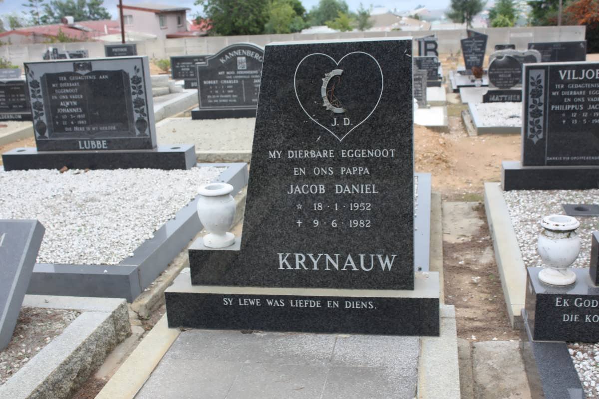 KRYNAUW Jacob Daniel 1952-1982